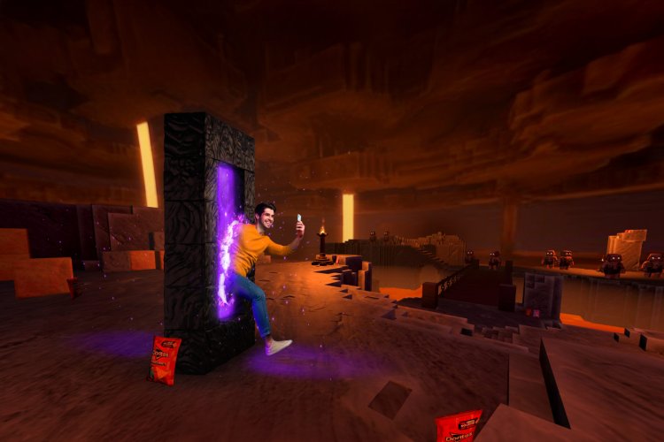 Minecraft lancering: Interactieve game portal
